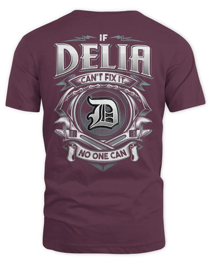 DELIA AP81-K4-626 - Personalized Ahmed Quote Apparel “If Ahmed Can't Fix It, No One Can” - Unisex Standard T-Shirt - Maroon