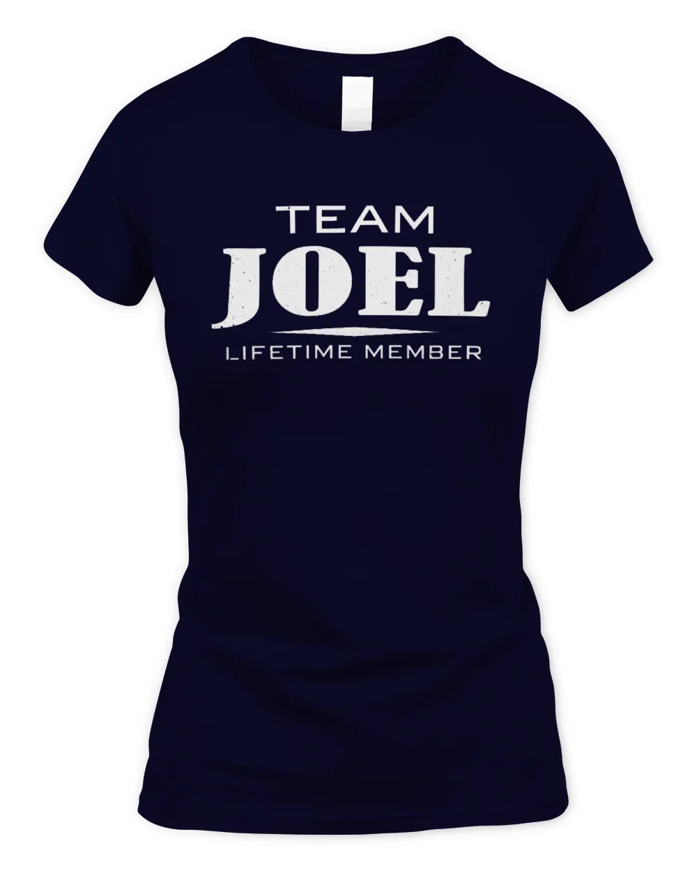 JOEL BL62-K4-128 - Personalized “Team NAME Lifetime Member” - Women's Standard T-Shirt - Navy