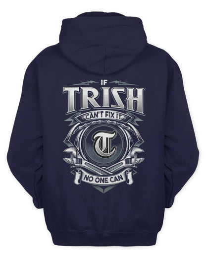TRISH AP81-K4-626 - Personalized Ahmed Quote Apparel “If Ahmed Can't Fix It, No One Can” - Unisex Hoodie - Navy