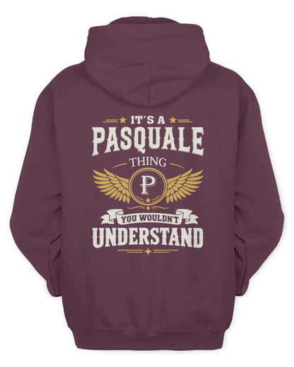 PASQUALE KT06-M008 It’s a [NAME] Thing – You Wouldn’t Understand | Personalized Vintage T-Shirt - Unisex Hoodie - Maroon