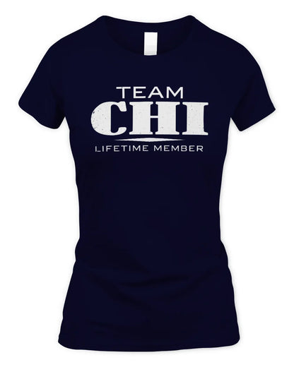 CHI BL62-K4-128 - Personalized “Team AARON Lifetime Member” - Women's Standard T-Shirt - Navy