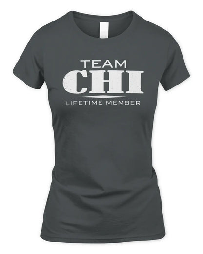 CHI BL62-K4-128 - Personalized “Team NAME Lifetime Member” - Women's Standard T-Shirt - Charcoal