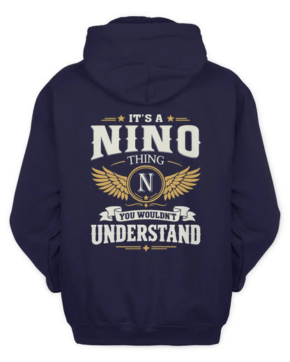 NINO KT06-M008 It’s a [NAME] Thing – You Wouldn’t Understand | Personalized Vintage T-Shirt - Unisex Hoodie - Navy