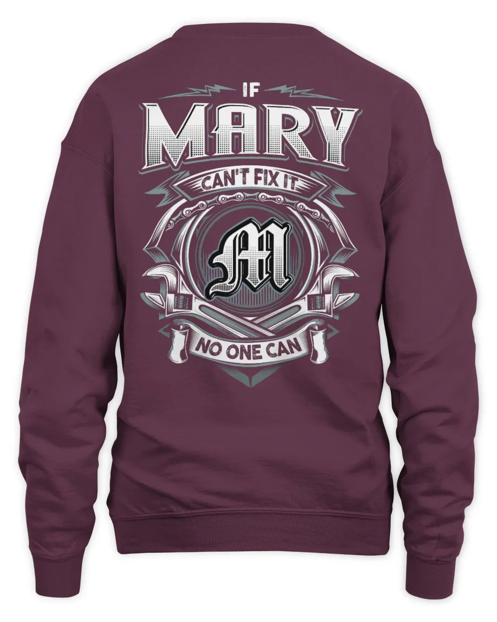 MARY AP81-K4-626 - Personalized Ahmed Quote Apparel “If Ahmed Can't Fix It, No One Can” - Unisex Sweatshirt - Maroon