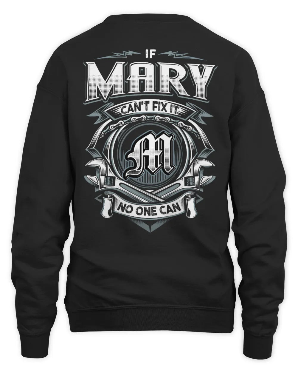 MARY AP81-K4-626 - Personalized Ahmed Quote Apparel “If Ahmed Can't Fix It, No One Can” - Unisex Sweatshirt - Black
