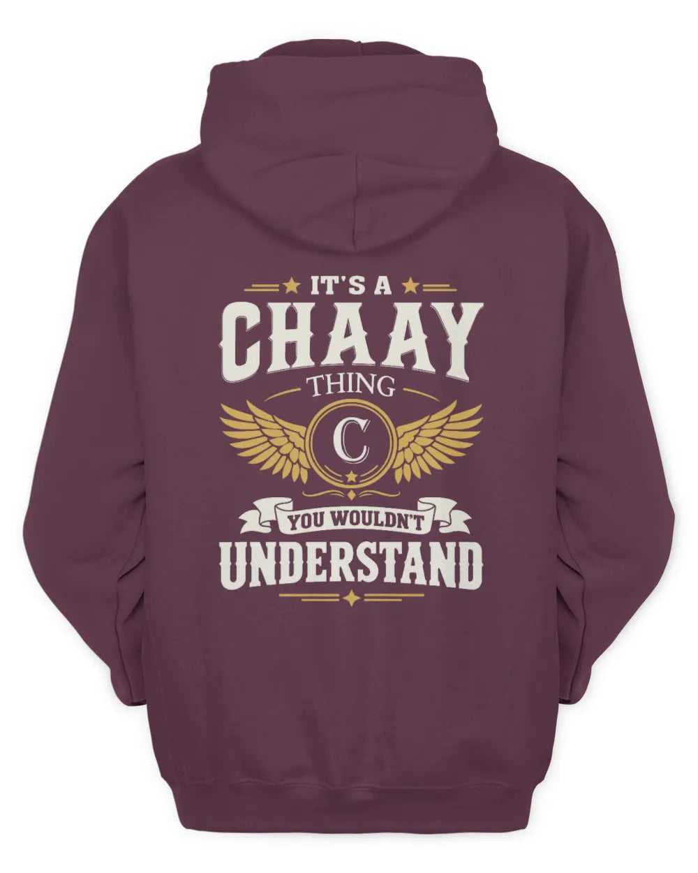 CHAAY KT06-M008 It’s a [NAME] Thing – You Wouldn’t Understand | Personalized Vintage T-Shirt - Unisex Hoodie - Maroon