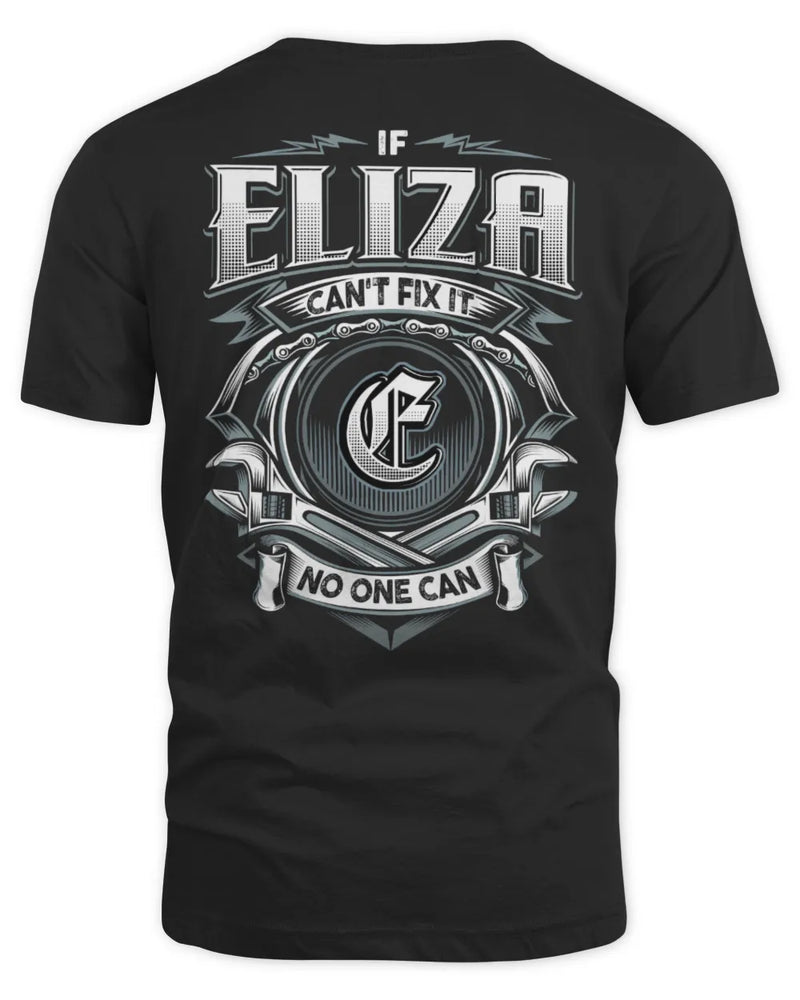 ELIZA AP81-K4-626 - Personalized Ahmed Quote Apparel “If Ahmed Can't Fix It, No One Can” - Unisex Standard T-Shirt - Black
