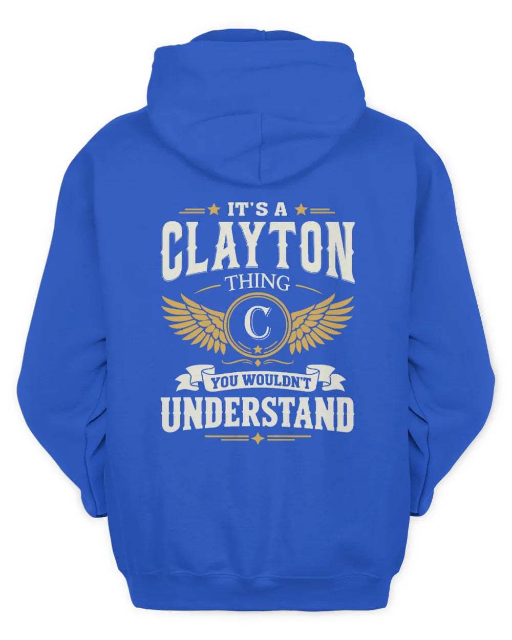 CLAYTON KT06-M008 It’s a [NAME] Thing – You Wouldn’t Understand | Personalized Vintage T-Shirt - Unisex Hoodie - Royal