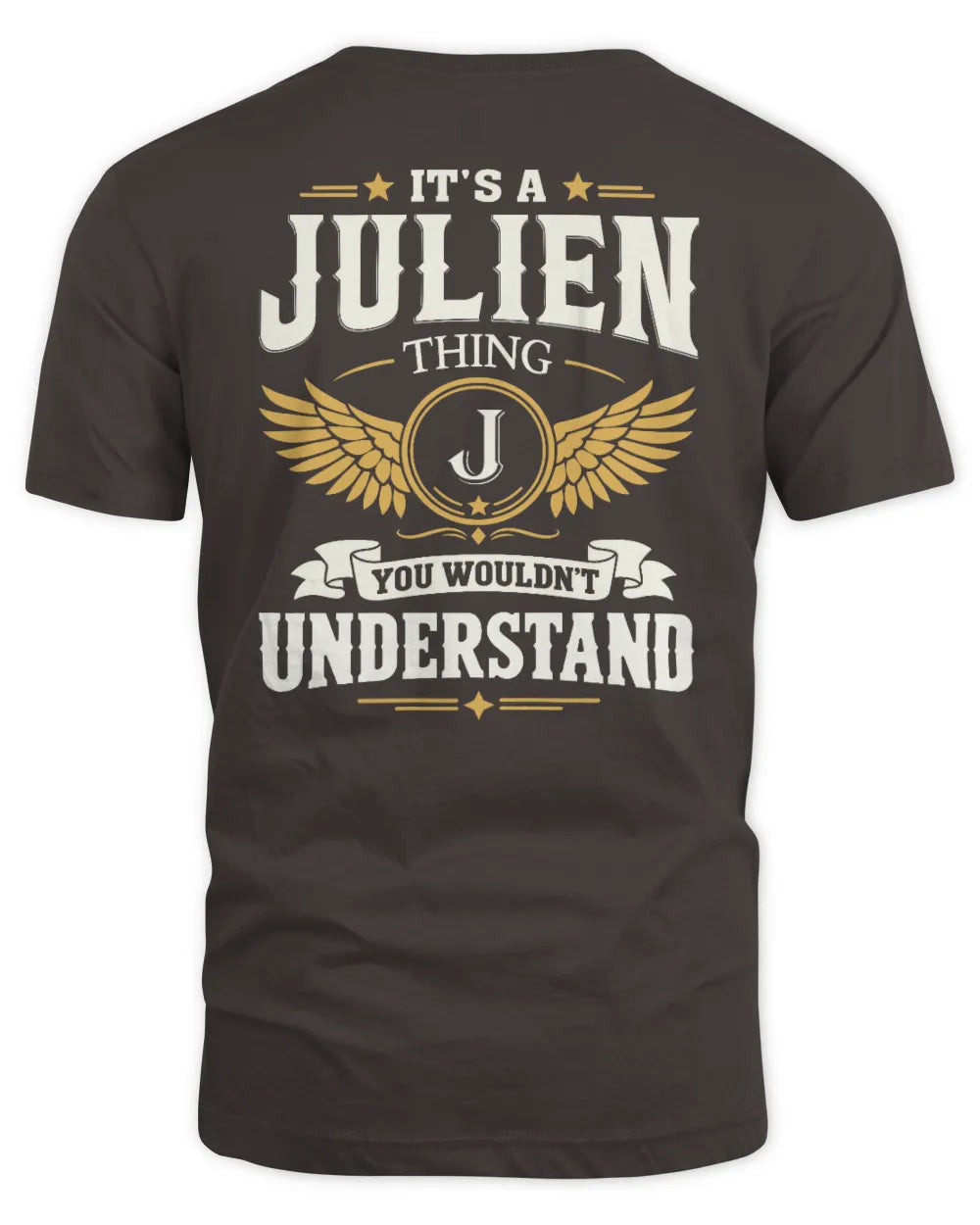 JULIEN KT06-M008 It’s a [NAME] Thing – You Wouldn’t Understand | Personalized Vintage T-Shirt - Unisex Standard T-Shirt - Dark Chocolate