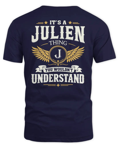 JULIEN KT06-M008 It’s a [NAME] Thing – You Wouldn’t Understand | Personalized Vintage T-Shirt - Unisex Standard T-Shirt - Navy