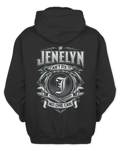 JENELYN AP81-K4-626 - Personalized Ahmed Quote Apparel “If Ahmed Can't Fix It, No One Can” - Unisex Hoodie - Black