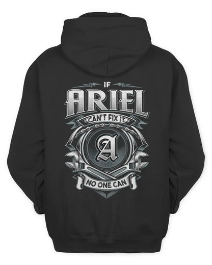ARIEL AP81-K4-626 - Personalized Ahmed Quote Apparel “If Ahmed Can't Fix It, No One Can” - Unisex Hoodie - Black