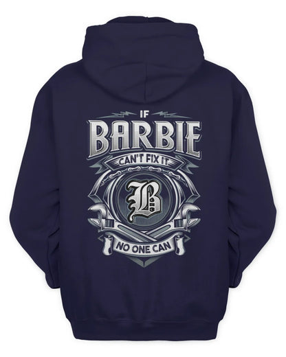 BARBIE AP81-K4-626 - Personalized Ahmed Quote Apparel “If Ahmed Can't Fix It, No One Can” - Unisex Hoodie - Navy