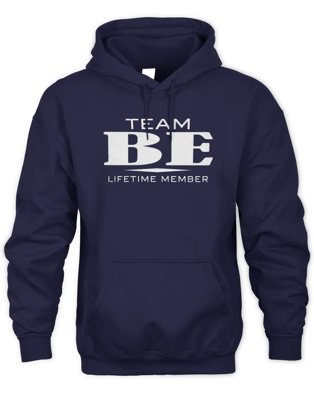 BE BL62-K4-128 - Personalized “Team NAME Lifetime Member” - Unisex Hoodie - Navy