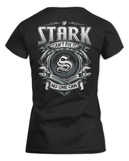 STARK AP81-K4-626 - Personalized Ahmed Quote Apparel “If Ahmed Can't Fix It, No One Can” - Women's Standard T-Shirt - Black