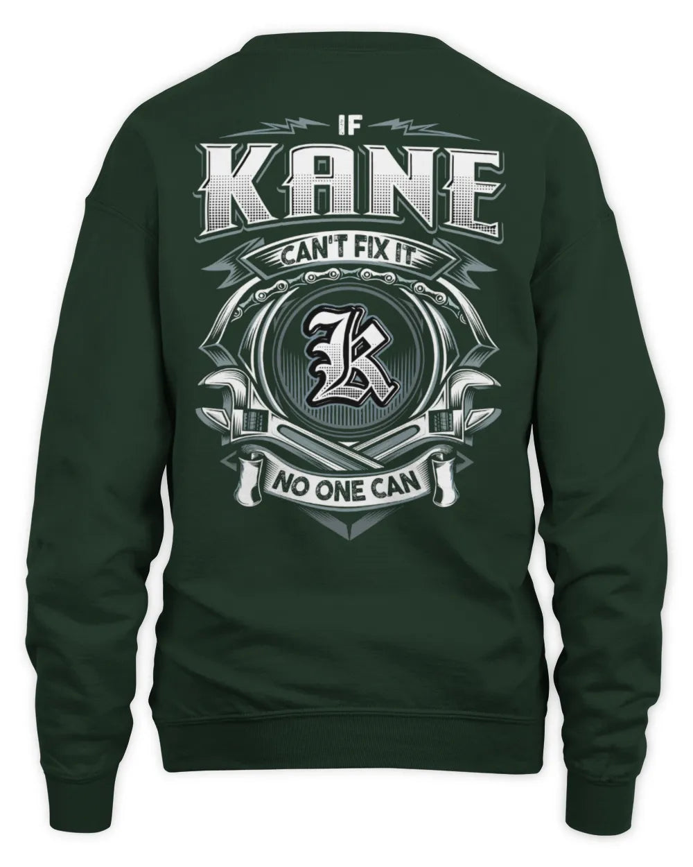 KANE AP81-K4-626 - Personalized Ahmed Quote Apparel “If Ahmed Can't Fix It, No One Can” - Unisex Sweatshirt - Forest Green