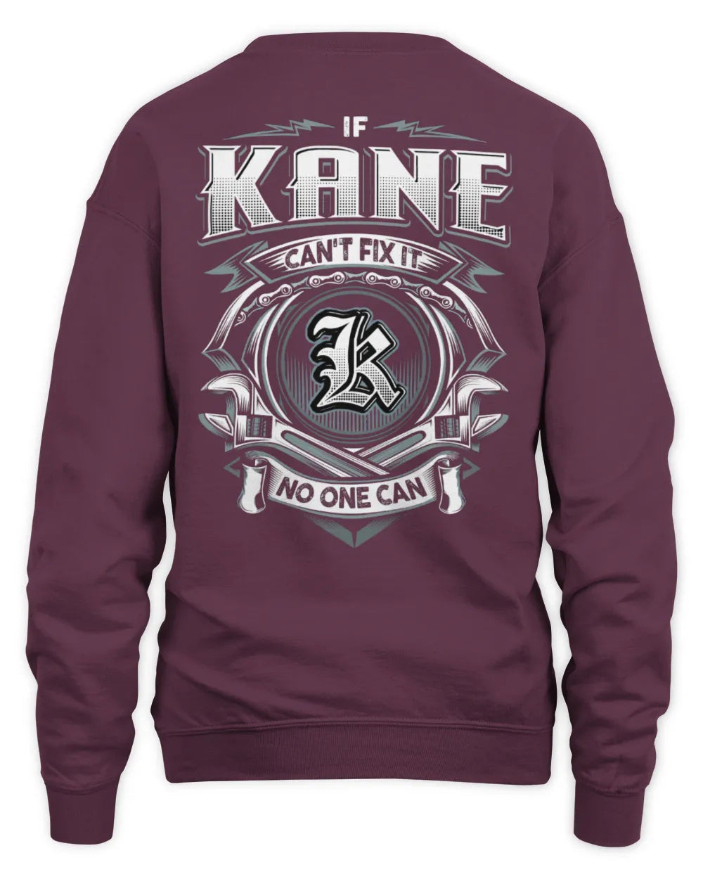 KANE AP81-K4-626 - Personalized Ahmed Quote Apparel “If Ahmed Can't Fix It, No One Can” - Unisex Sweatshirt - Maroon