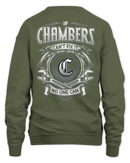 CHAMBERS AP81-K4-626 - Personalized Ahmed Quote Apparel “If Ahmed Can't Fix It, No One Can” - Unisex Sweatshirt - Military Green