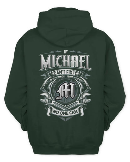 MICHAEL AP81-K4-626 - Personalized Ahmed Quote Apparel “If Ahmed Can't Fix It, No One Can” - Unisex Hoodie - Forest Green