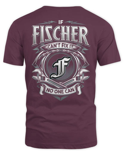 FISCHER AP81-K4-626 - Personalized Ahmed Quote Apparel “If Ahmed Can't Fix It, No One Can” - Unisex Standard T-Shirt - Maroon