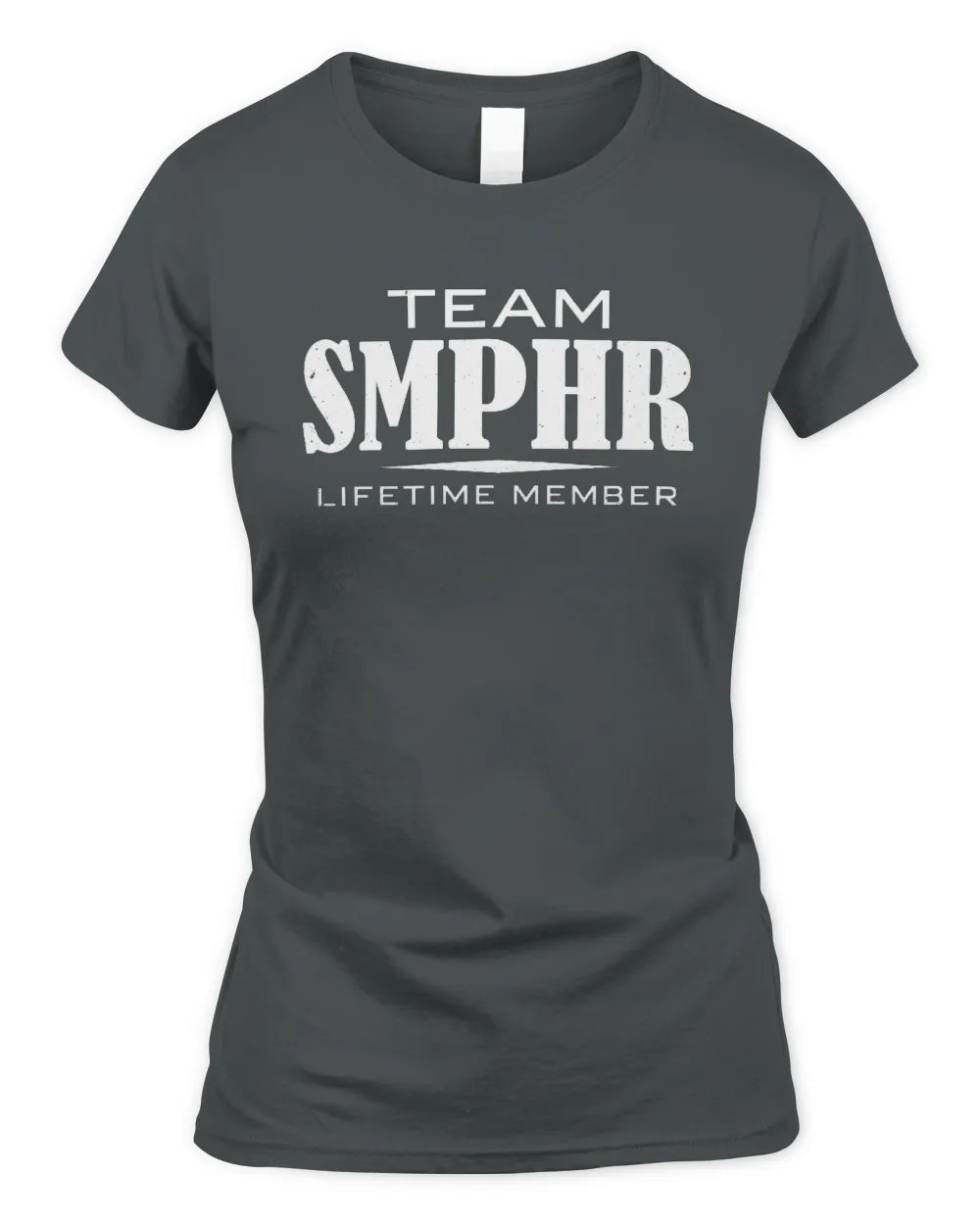 SMPHR BL62-K4-128 - Personalized “Team NAME Lifetime Member” - Women's Standard T-Shirt - Charcoal
