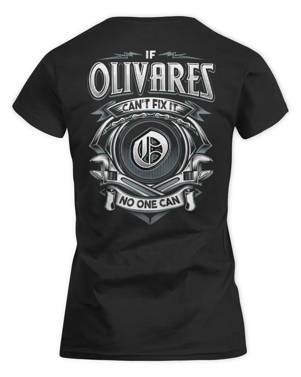 OLIVARES AP81-K4-626 - Personalized Ahmed Quote Apparel “If Ahmed Can't Fix It, No One Can” - Women's Standard T-Shirt - Black