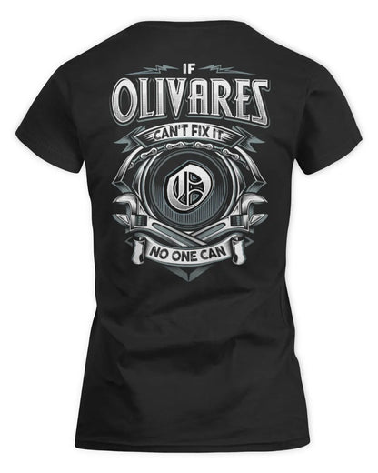 OLIVARES AP81-K4-626 - Personalized Ahmed Quote Apparel “If Ahmed Can't Fix It, No One Can” - Women's Standard T-Shirt - Black