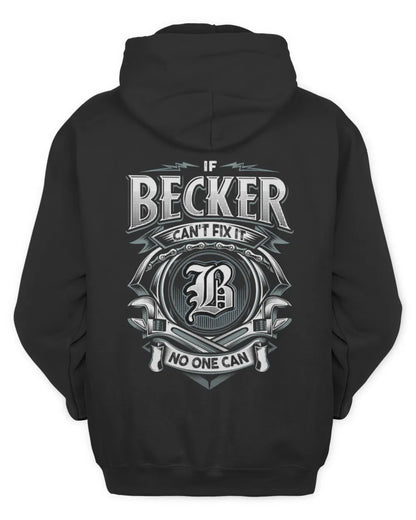 BECKER AP81-K4-626 - Personalized Ahmed Quote Apparel “If Ahmed Can't Fix It, No One Can” - Unisex Hoodie - Black