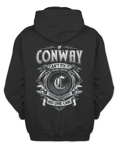 CONWAY AP81-K4-626 - Personalized Ahmed Quote Apparel “If Ahmed Can't Fix It, No One Can” - Unisex Hoodie - Black