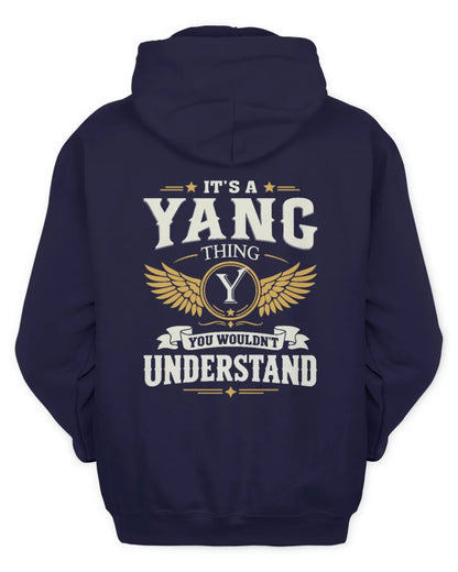YANG KT06-M008 It’s a [NAME] Thing – You Wouldn’t Understand | Personalized Vintage T-Shirt - Unisex Hoodie - Navy