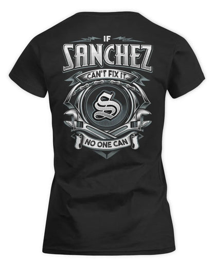 SANCHEZ AP81-K4-626 - Personalized Ahmed Quote Apparel “If Ahmed Can't Fix It, No One Can” - Women's Standard T-Shirt - Black