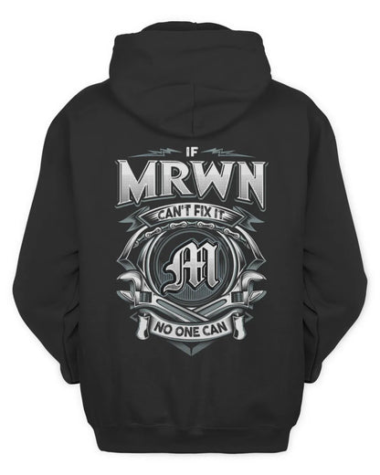 MRWN AP81-K4-626 - Personalized Ahmed Quote Apparel “If Ahmed Can't Fix It, No One Can” - Unisex Hoodie - Black