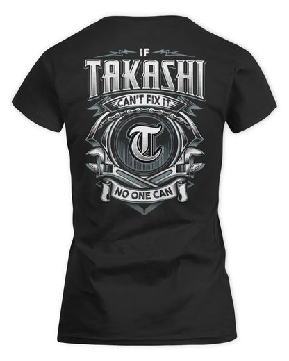TAKASHI AP81-K4-626 - Personalized Ahmed Quote Apparel “If Ahmed Can't Fix It, No One Can” - Women's Standard T-Shirt - Black