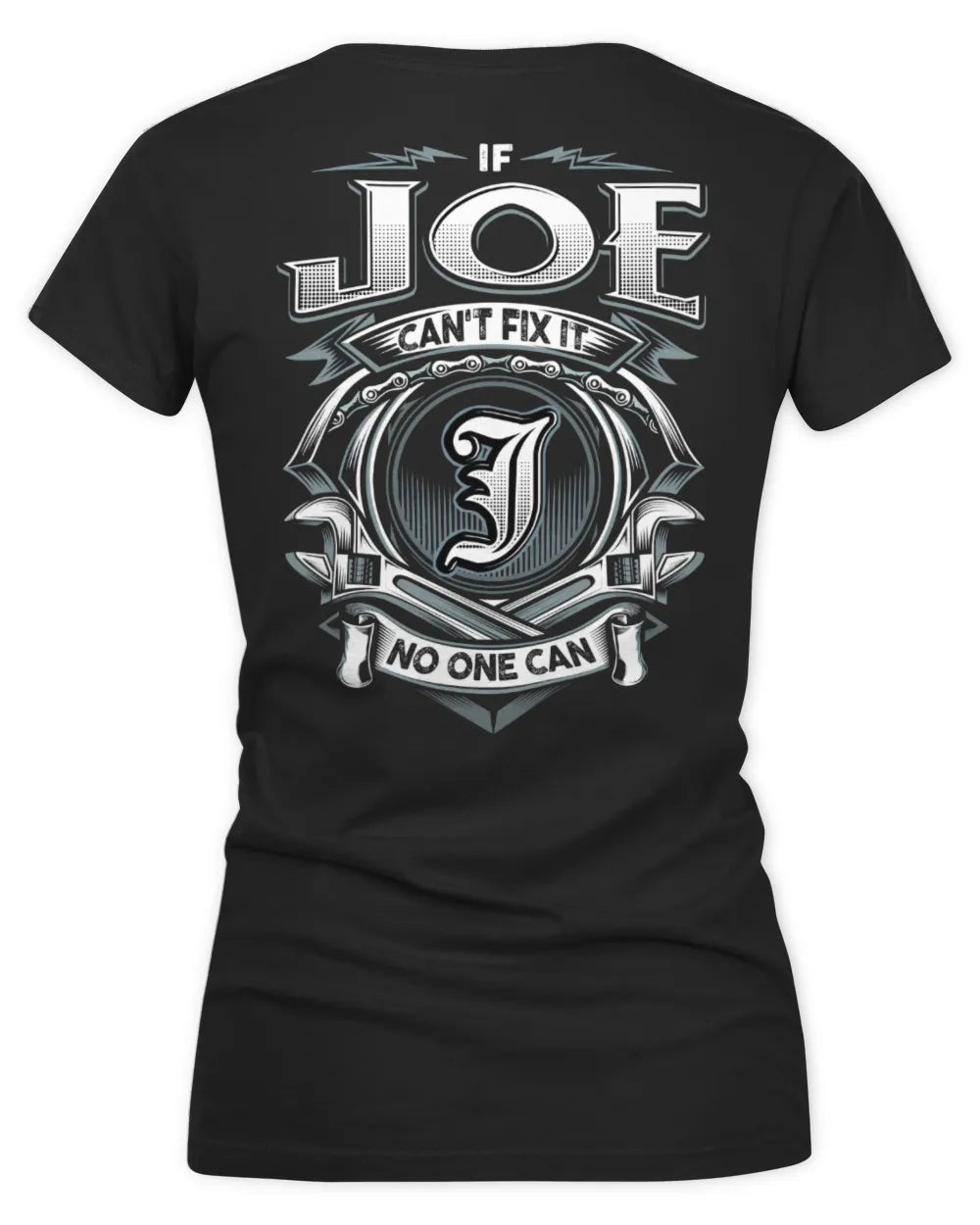 JOE AP81-K4-626 - Personalized Ahmed Quote Apparel “If Ahmed Can't Fix It, No One Can” - Women's V-Neck T-Shirt - Black