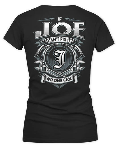 JOE AP81-K4-626 - Personalized Ahmed Quote Apparel “If Ahmed Can't Fix It, No One Can” - Women's V-Neck T-Shirt - Black
