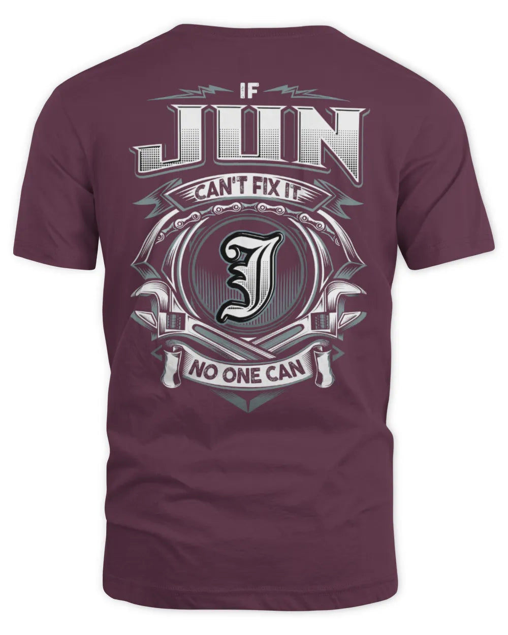 JUN AP81-K4-626 - Personalized Ahmed Quote Apparel “If Ahmed Can't Fix It, No One Can” - Unisex Standard T-Shirt - Maroon