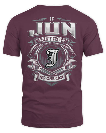 JUN AP81-K4-626 - Personalized Ahmed Quote Apparel “If Ahmed Can't Fix It, No One Can” - Unisex Standard T-Shirt - Maroon