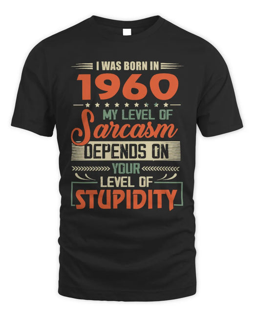 1960 TH05-K2 – Vintage Born to Be Sarcastic T-Shirt