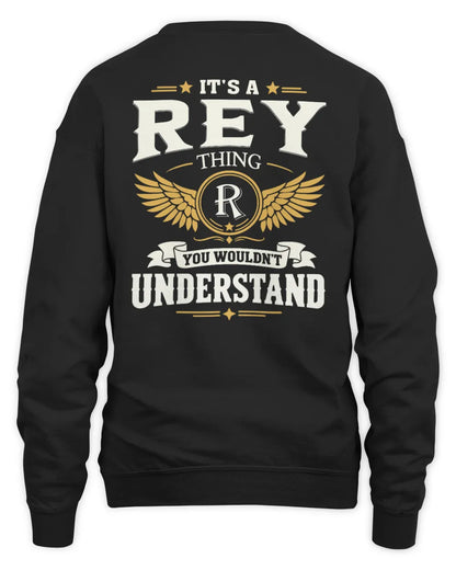 REY KT06-M008 It’s a [NAME] Thing – You Wouldn’t Understand | Personalized Vintage T-Shirt - Unisex Sweatshirt - Black