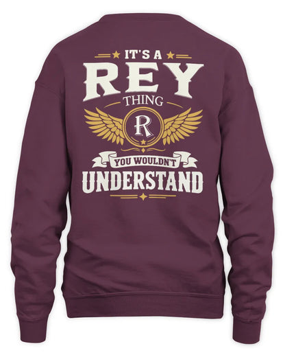 REY KT06-M008 It’s a [NAME] Thing – You Wouldn’t Understand | Personalized Vintage T-Shirt - Unisex Sweatshirt - Maroon