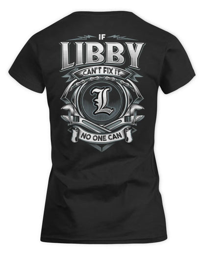 LIBBY AP81-K4-626 - Personalized Ahmed Quote Apparel “If Ahmed Can't Fix It, No One Can” - Women's Standard T-Shirt - Black