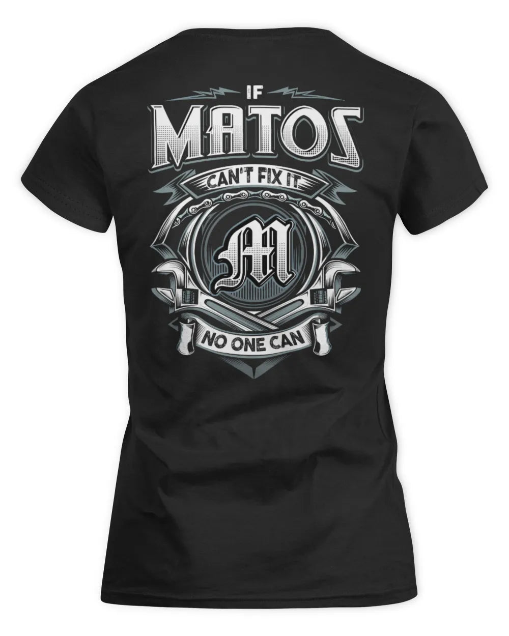 MATOS AP81-K4-626 - Personalized Ahmed Quote Apparel “If Ahmed Can't Fix It, No One Can” - Women's Standard T-Shirt - Black