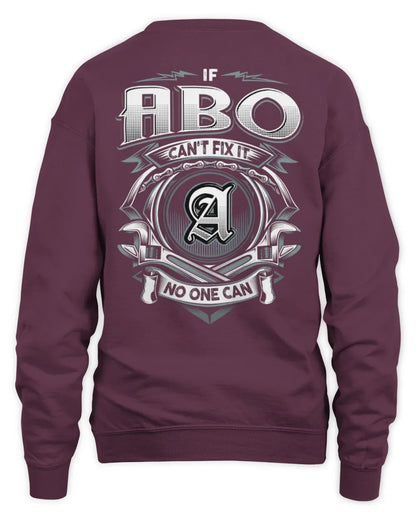 ABO AP81-K4-626 - Personalized Ahmed Quote Apparel “If Ahmed Can't Fix It, No One Can” - Unisex Sweatshirt - Maroon