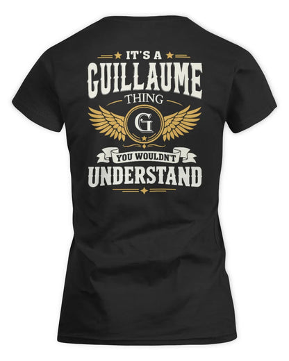 GUILLAUME KT06-M008 It’s a [NAME] Thing – You Wouldn’t Understand | Personalized Vintage T-Shirt - Women's Standard T-Shirt - Black