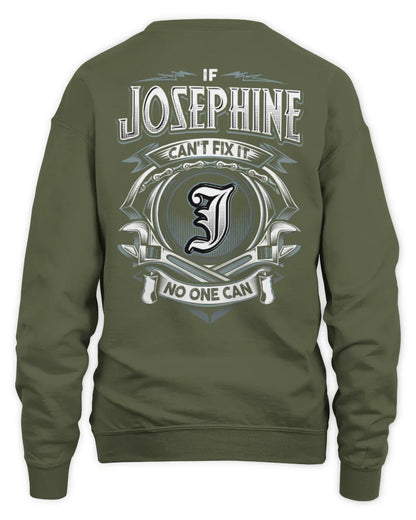 JOSEPHINE AP81-K4-626 - Personalized Ahmed Quote Apparel “If Ahmed Can't Fix It, No One Can” - Unisex Sweatshirt - Military Green
