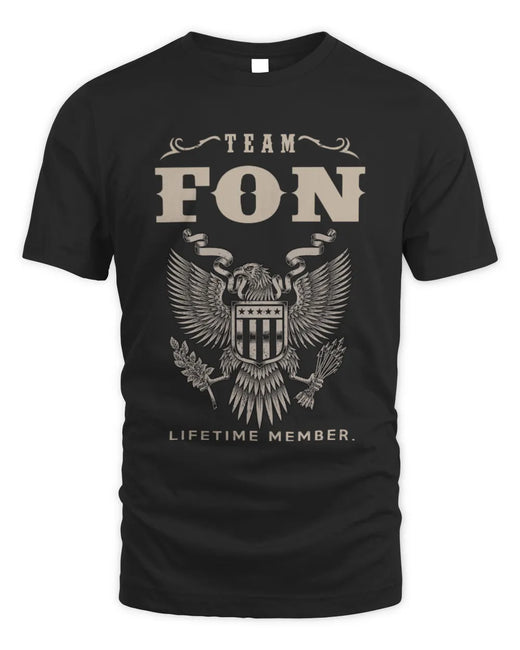 FON TP06-K82 – Personalized Classic Style Apparel “Team NAME Lifetime Member”