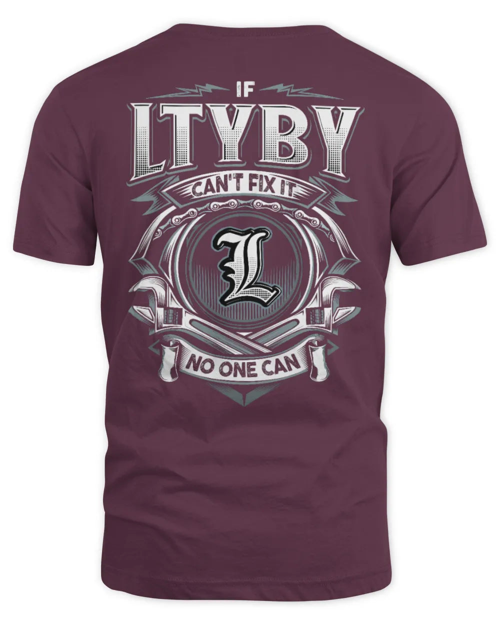 LTYBY AP81-K4-626 - Personalized Ahmed Quote Apparel “If Ahmed Can't Fix It, No One Can” - Unisex Standard T-Shirt - Maroon
