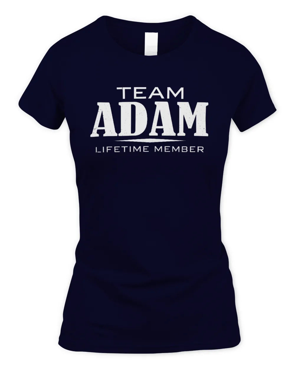 ADAM BL62-K4-128 - Personalized “Team NAME Lifetime Member” - Women's Standard T-Shirt - Navy