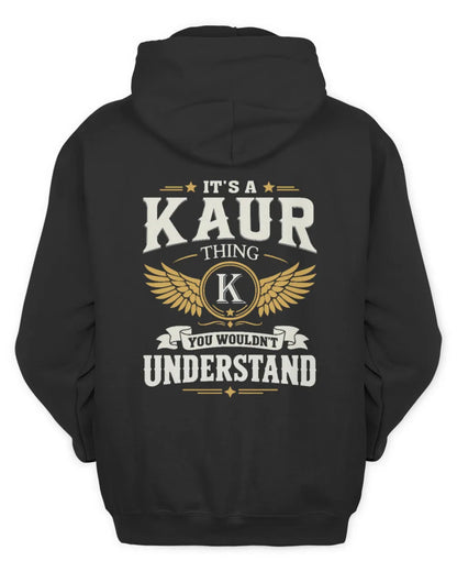 KAUR KT06-M008 It’s a [NAME] Thing – You Wouldn’t Understand | Personalized Vintage T-Shirt - Unisex Hoodie - Black