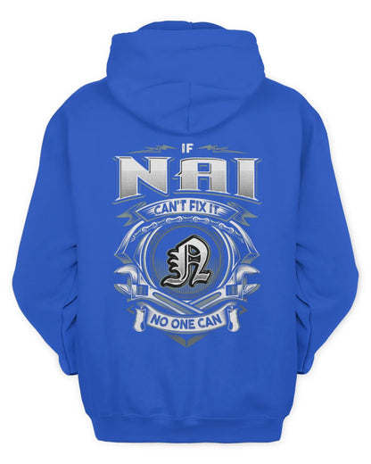 NAI AP81-K4-626 - Personalized Ahmed Quote Apparel “If Ahmed Can't Fix It, No One Can” - Unisex Hoodie - Royal